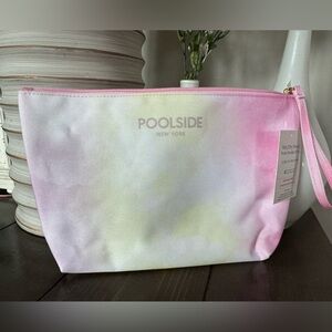 Brand New Multi Color Tie Dye Poolside New York Wet Dry Pouch 11 X 7 Wristlet